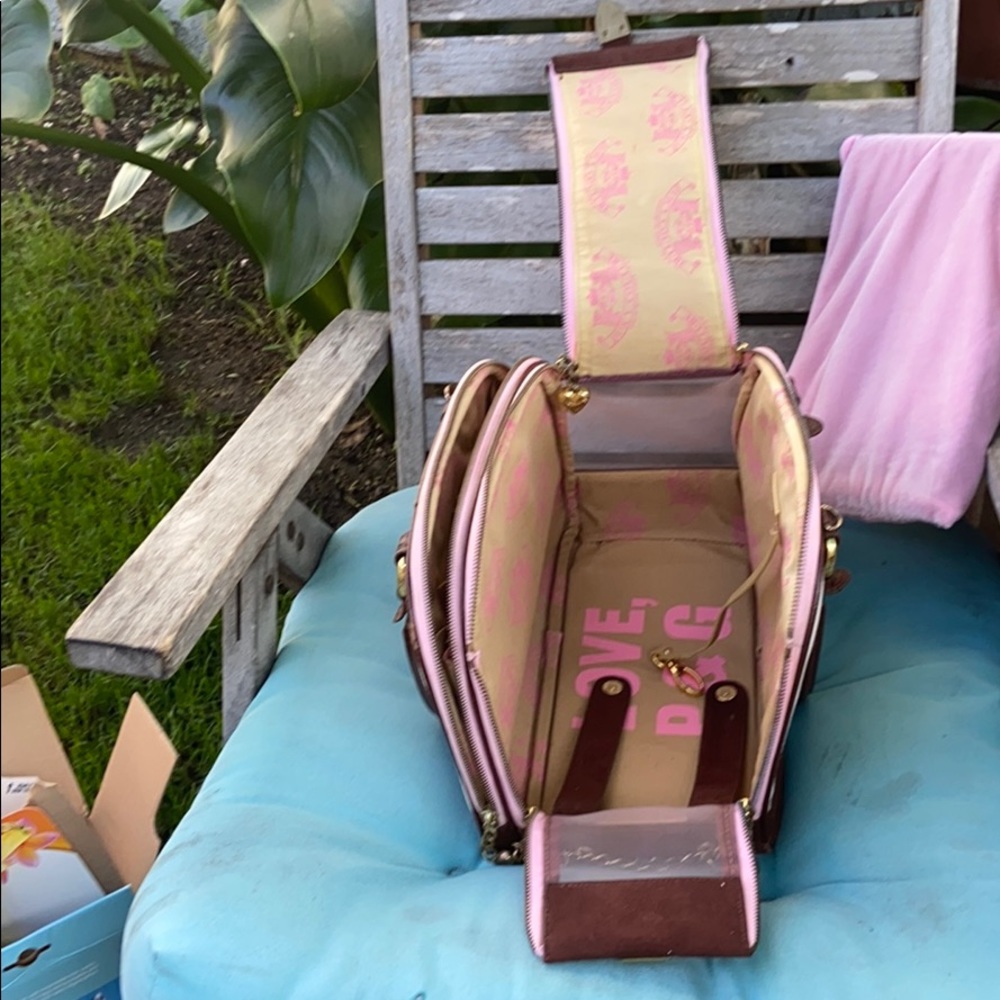Authentic Juicy Vintage pet carrier